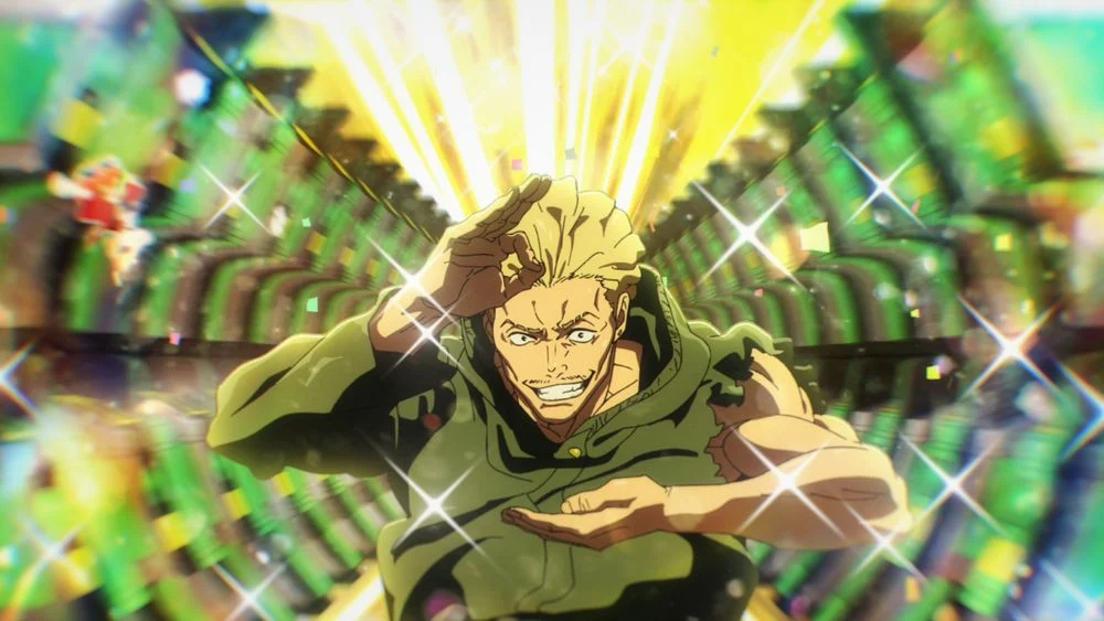 Kinji Hakari inside his Idle Death Gamble domain expansion in Jujutsu Kaisen Season 4